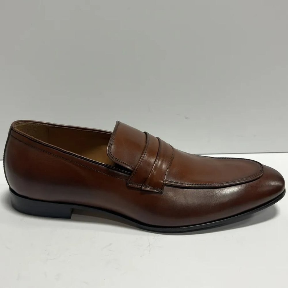 Massimo Matteo Men's Tuscany Strap Penny Loafer, Size 10 M